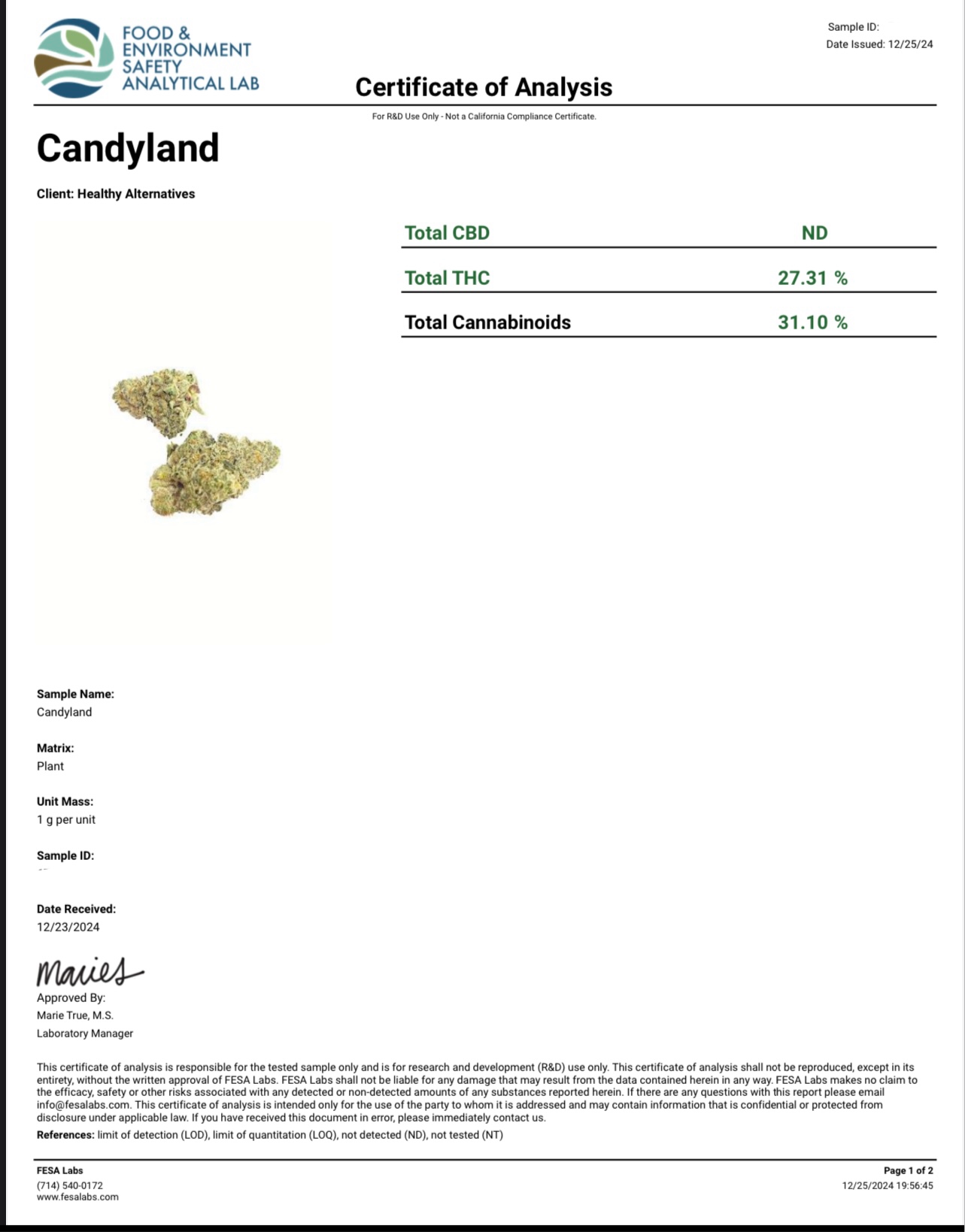 Candy Land AAA Exotic THCA